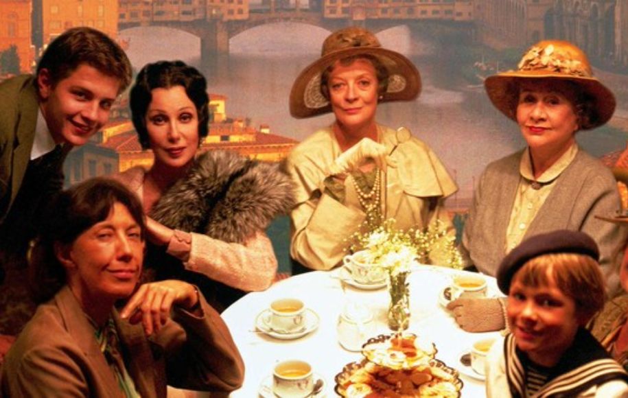 شر/جودی دنچ/مگی اسمیت در فیلم «چای با موسولینی»
